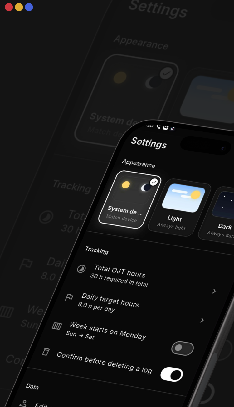 Toki screenshot 5 — Daily journal